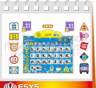 【寶寶學拼音語音掛圖 兒童早教、識字發聲掛圖】價格_廠家_圖片 -